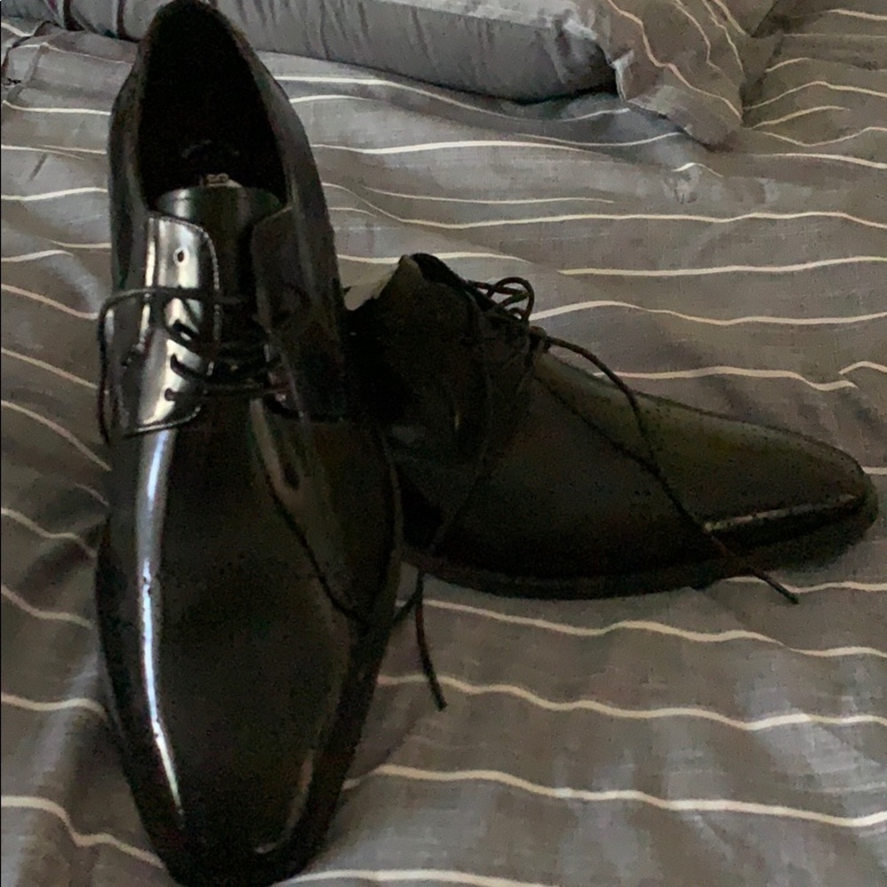 Black Stacy Adams Dress Shoes